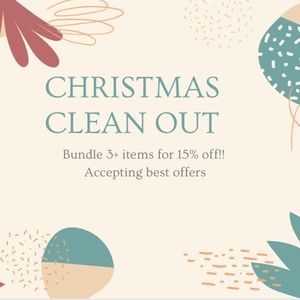 CHRISTMAS CLEAN OUT